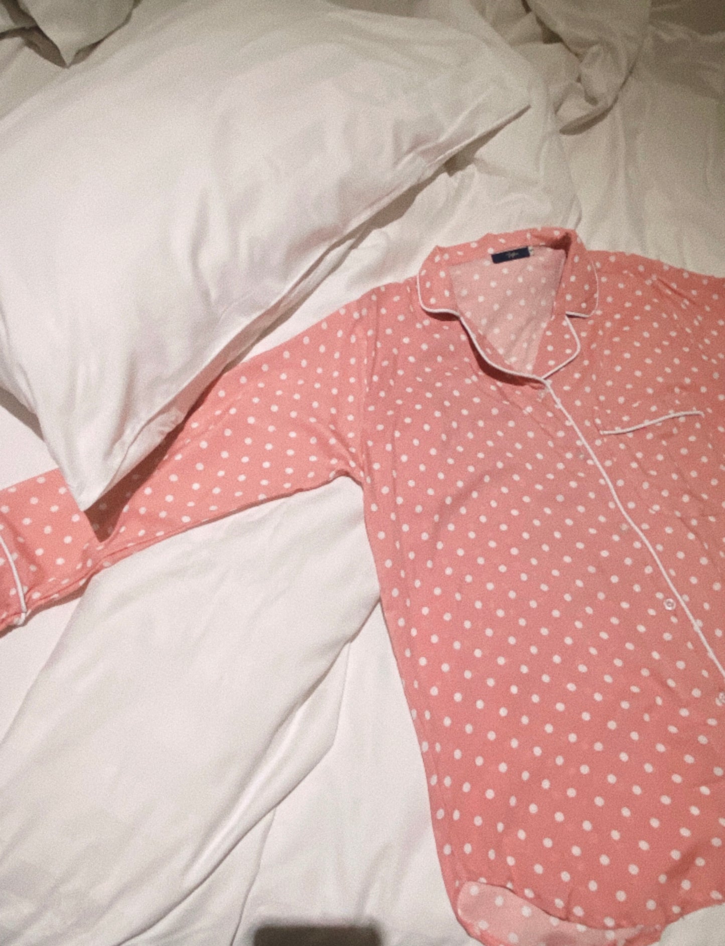 Polkadot Pyjamas in Dots in Pink